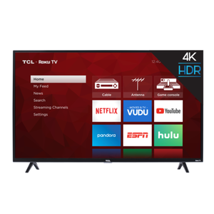 55" TCL 55S421 4K UHD HDR Roku Smart LED HDTV (Refurbished) $230 + Free Shipping