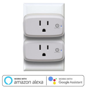 2-Pack: IQConnect WiFi Smart Plugs.Works with Google Home and Alexa $10 + $5 shipping