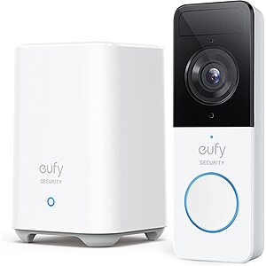 eufy Security 2E Battery 2K Video Doorbell Chime w/ HomeBase $80 + Free S/H