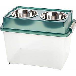 IRIS USA Elevated Dog Feeder w/ Airtight Storage (Large) from $17 & More