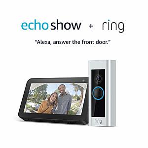 Ring Doorbell Pro and Echo Show 5 bundle w/prime discount $199