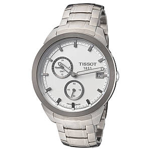 TISSOT Titanium GMT 43mm Watch on Bracelet $160 + free s/h at Ashford (less w/ SD Cashback)