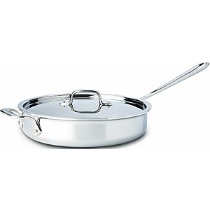 All-Clad VIP Factory Seconds w/ 10% Off Coupon: 3-Quart D3 Saute Pan w/ Lid $72 & More + Free S/H on $75+
