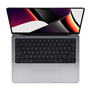14" Apple MacBook Pro Laptop (late 2021): 8-Core M1 Pro, 16GB, 512GB SSD, 14" with Liquid Retina XDR $1899 + free s/h at Adorama