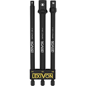 Lexivon Tool Sale: Torque Wrenches from $26.40, 6-Inch Impact Socket Adapters $7.70 & More