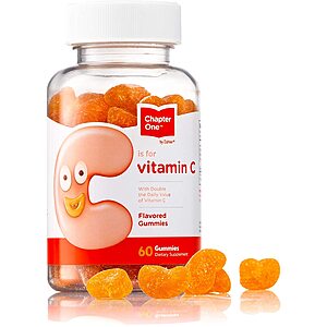 60-Ct Chapter One Chewable Vitamin C (125Mg) Gummies $5.27 w/ S&S at Amazon