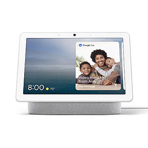 10" Google Nest Hub Max Smart Home Display (Chalk or Charcoal) $169 + 2.5% SD Cashback & Free S/H