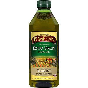 48oz Pompeian Robust Extra Virgin Olive Oil (First Cold Pressed) $7 at Amazon Warehouse Deals