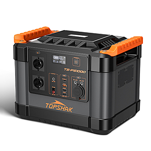 1000W 1100Wh Topshak Portable Power Station $400 + free s/h at Walmart