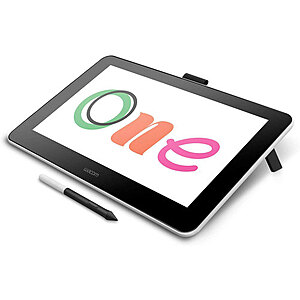 13.3” Wacom One Digital Drawing Tablet (Factory Refurb w/ 1-Year Warranty) $189 + free s/h