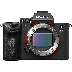 Sony a7III Full Frame Mirrorless Lens Camera (Body Only) + $100 Statement Credit $1248 & More + Free Shipping (After $50 Sony Rebate)