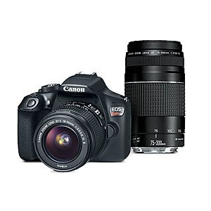 Canon T6 DSLR Camera + 18-55mm & 75-300mm Lenses (Refurb) $280 + Free Shipping