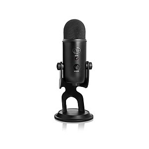 Blue Microphones Yeti Professional Blackout Ed. USB Desk Microphone $85 + free s/h