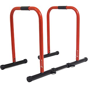 ProsourceFit Adjustable Dip Stand Station (Red) $48.80 + Free Shipping