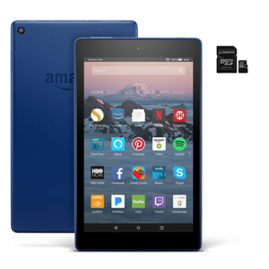 Amazon Fire 8" HD Wi-Fi Tablet Quad-Core w/ 32GB SD Card & App Pack Only $39.98!