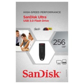 SanDisk Ultra 256GB USB 3.0 Flash Drive - $14.98 + FS w Sam’s Plus Membership