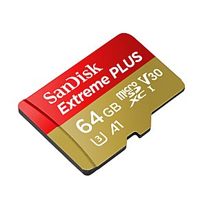 YMMV - Walmart clearance B&M, SanDisk Extreme PLUS  64GB microSD (A1, V30, U3) & many more, $9