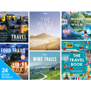 Lonely Planet Travel Hacker eBook Bundle (24 Books) $17