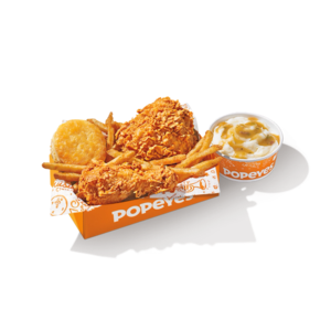 Popeyes Louisiana Chicken Big Box $5 online/app: 2 PC signature chicken,  2 sides and 1 biscuit -11/13...also 550 extra points if you make two purchases before 10/20 and MORE