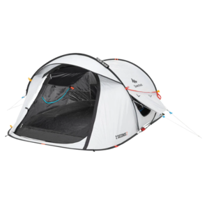 2-Person Decathlon Quechua 2 Second Fresh & Black Waterproof Camping Tent (White) $65 & More + Free Shipping