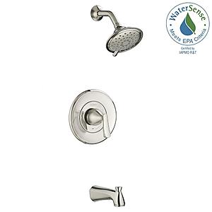Chatfield Single-Handle 3-Spray Tub and Shower Faucet in Brushed Nickel $21.20 (YMMV but available at most HD stores)