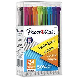 Select Walgreens Stores - Write Bros. Mechanical Pencils Classic #2 Pencil (24 count) - $1.69