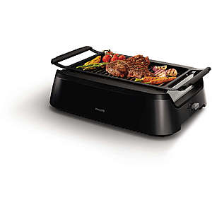 Philips Smoke-less Indoor BBQ Grill, Avance Collection - $99.99 @philips.com
